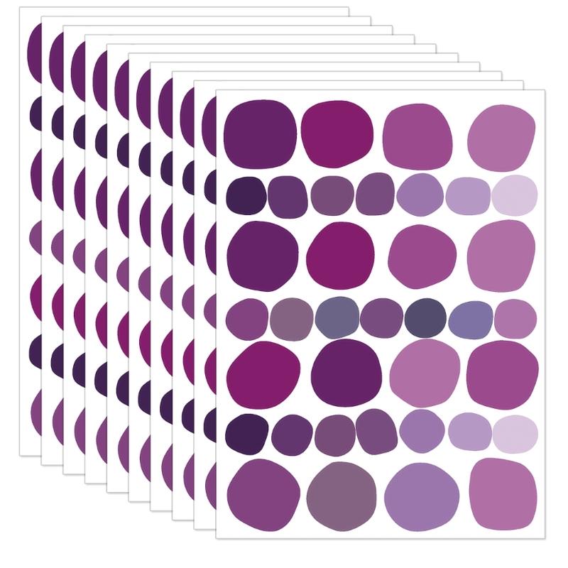 

10 Sheets Wall Sticker for Kids Colorful Irregular Dots Wall Decal PVC Sticker DIY Cute Decoration for Bedroom Nursery
