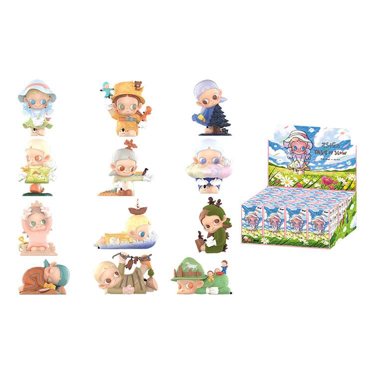 New POP MART Zsiga Slow Down Collection Figure Trendy Toy Mystery Boxes Single Mystery Box/Full Box 12 Pcs PPMT-2506-0024