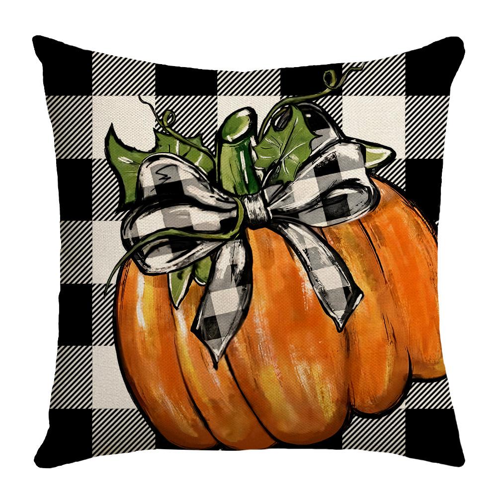Autumn Thanksgiving Letter Print Pillowcase Festive Atmosphere Decoration Bedroom Living Room Sofa Pillowcase
