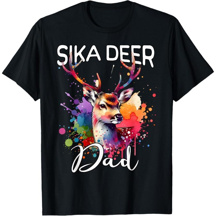 Sika Deer Dad Sika Deer T-Shirt XXXXXL чёрный