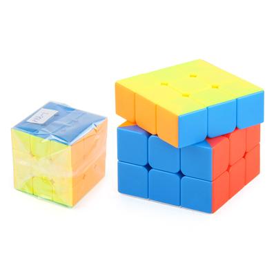 P168-1 Children'S Science And Education Educational Third-Order Rubik'S Cube Toy, Smooth 5.7Cm Solid Color Positive-Order Rubik'S Cube For Beginners