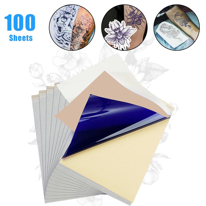 High Quality 100 Sheets Thermal Paper for Laser Printer Temporary Tattoo Paper for Permanent Makeup Accessories