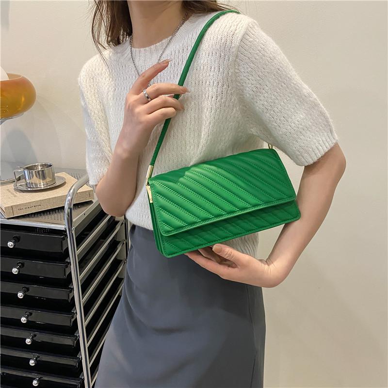 Modern Pu Small Square Bag With Stitching For Daily Street Style Women