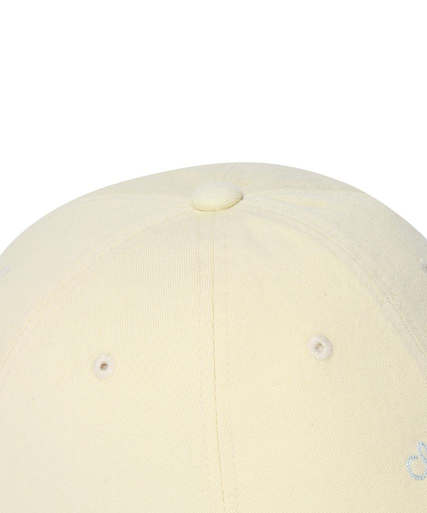 COVERNAT WOMAN Clover Heart Boucle Embroidery Ball Cap Yellow