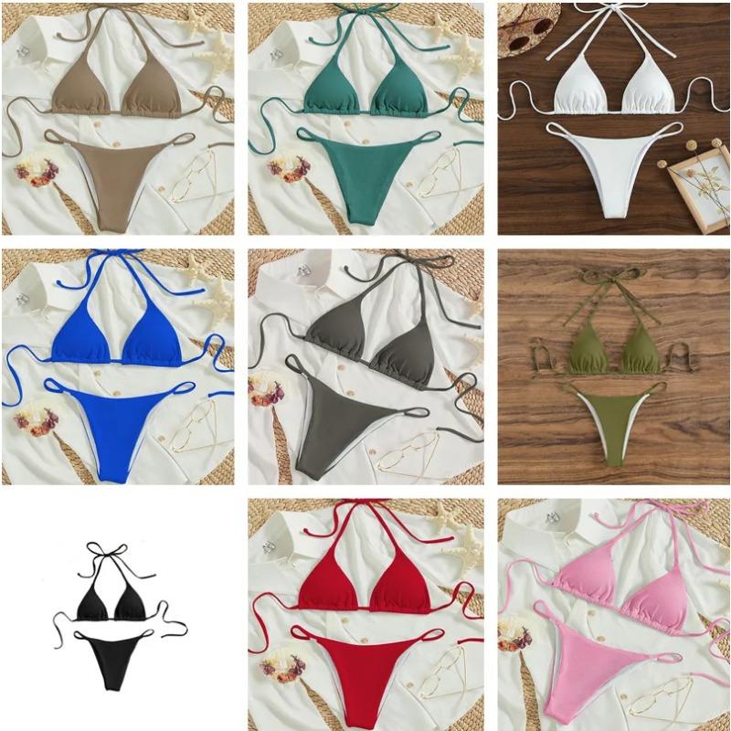 2025 Bademode Damen Strand Polster Bikini Badeanzug Maio Biquinis Femme Mujer Banador Badpak Damen Monokini Stroj kapielowy