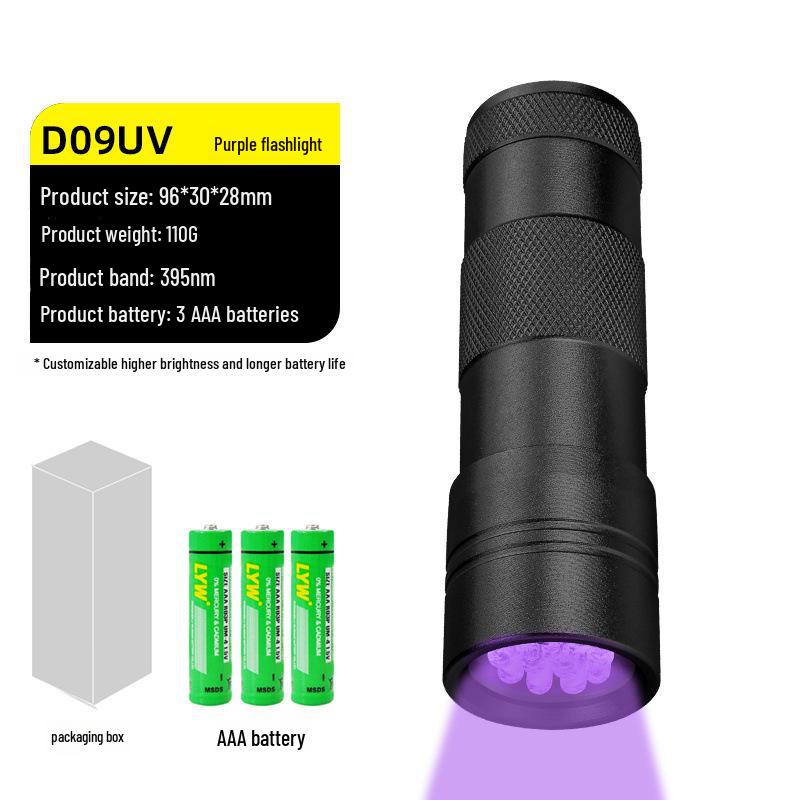 Wood's UV Lamp: Cat Moss Nail Art Curing, Banknote Detection, Night Light with Ultraviolet ID, Scorpion Light.