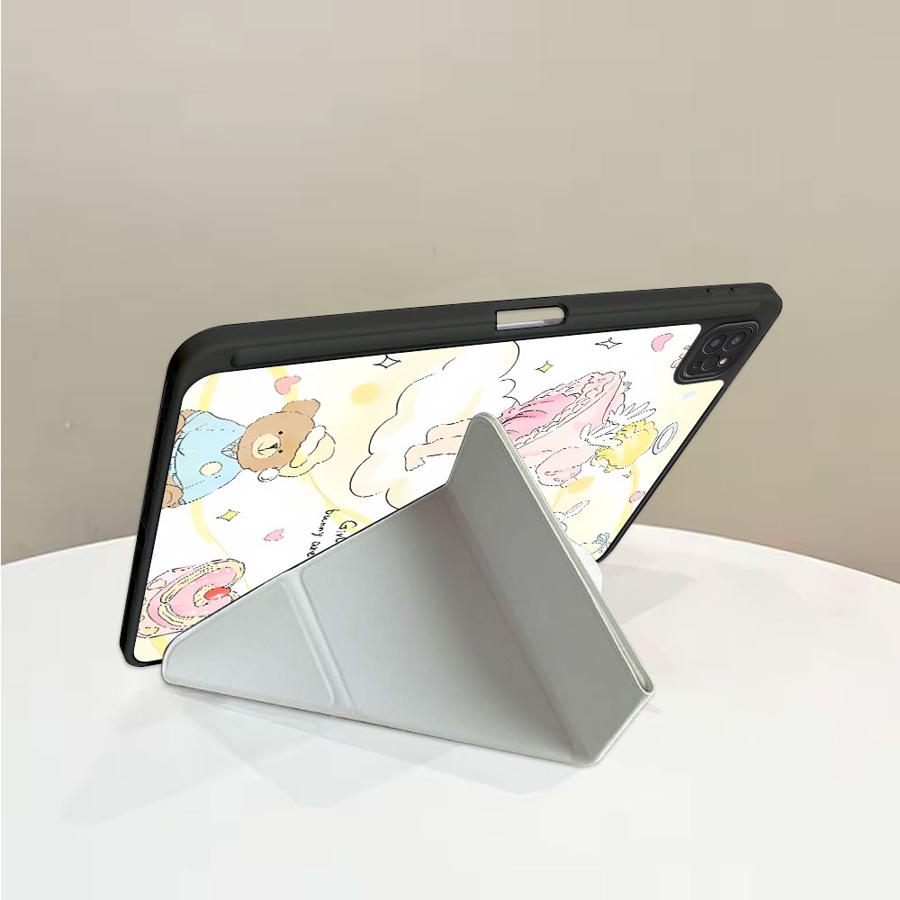 Adorable Angel Tablet Case For iPad Air 4 5 M3 M2 1 2 M4 11inch Mini 6 7 Pro 2025 Pro 11th 10th 9th 8th 7th 12.9inch Holder