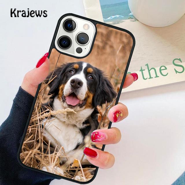 Berner Sennenhund weiche Handyhülle Abdeckung Für iPhone 17 Air 16 15 14 plus 12 13 pro max Hülle Shell Fundas