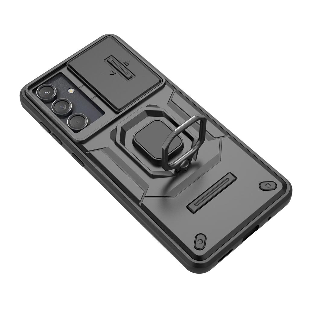 Husă pentru Samsung Galaxy M55 5G/C55 5G/F55 5G Protector de Telefon PC+TPU cu Capac Glisant pentru Cameră
