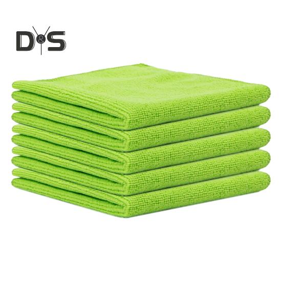 5Pcs 30x30cm Large Microfiber Cleaning Clothes Oil Stain Remover Highly Absorbent Reusable Kitchen Towels Set