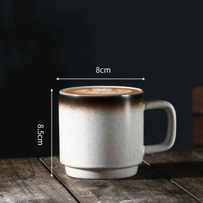 Ceramic Mug Coffee Mug Latte Mug Milk Cup Breakfast Cup Vintage Japanese Tea Cups 300ml