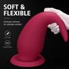 Thick Huge Fox Tail Butt Plug for Men Women, Large Anal Plug with Flared Base, Silicone Anal Stretcher for Adult Beginners and Advanced Players