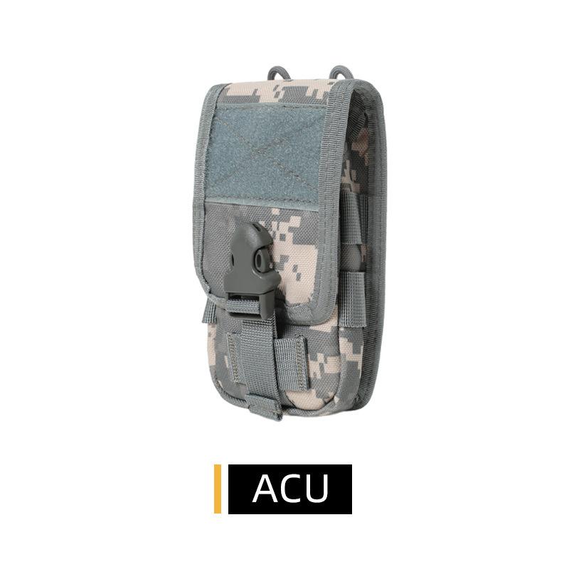 Outdoor Sports Molle Tactical Mobile Phone Waist Bag Multifunctional Camouflage Lightweight Running Mountaineering Hanging