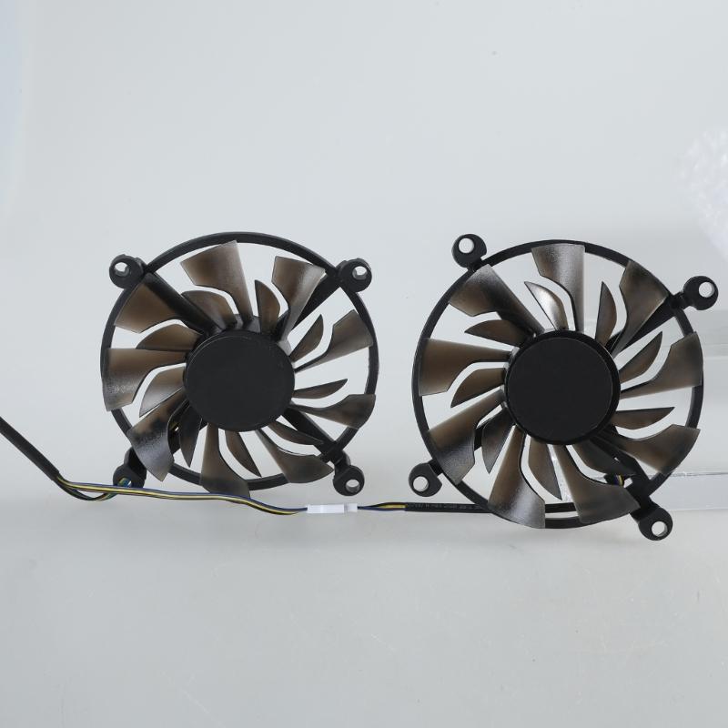 2Pcs 86mm/3.39in 4Pin 12V VGA Fan Graphics Card Cooling Fan for eForce GTX1060 GTX960 GTX950 Fan