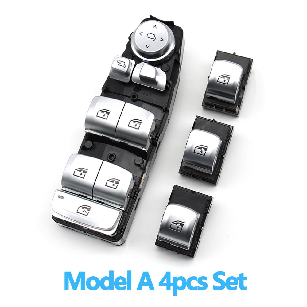 LHD RHD Electrical Power Chrome Window Lifting Switch Control Regulator Button For BMW X3 X4 X5 5 6 Series G30 G31 G01