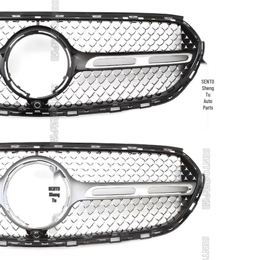 Mercedes-Benz GLC 2023-2024 X254 GT Style Mesh Grille Front Bumper Grill