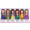 6Pcs Cartoon Princess Doll Set, Fashion Dress Up Play House Toy, Cute Character Model, Birthday Christmas Gift for Girls
