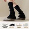 Women's Hosiery for Autumn and Winter, Paired with Small Leather Shoes, Leg Covers, Calf Socks, Knitted Leg Shaping Hosiery