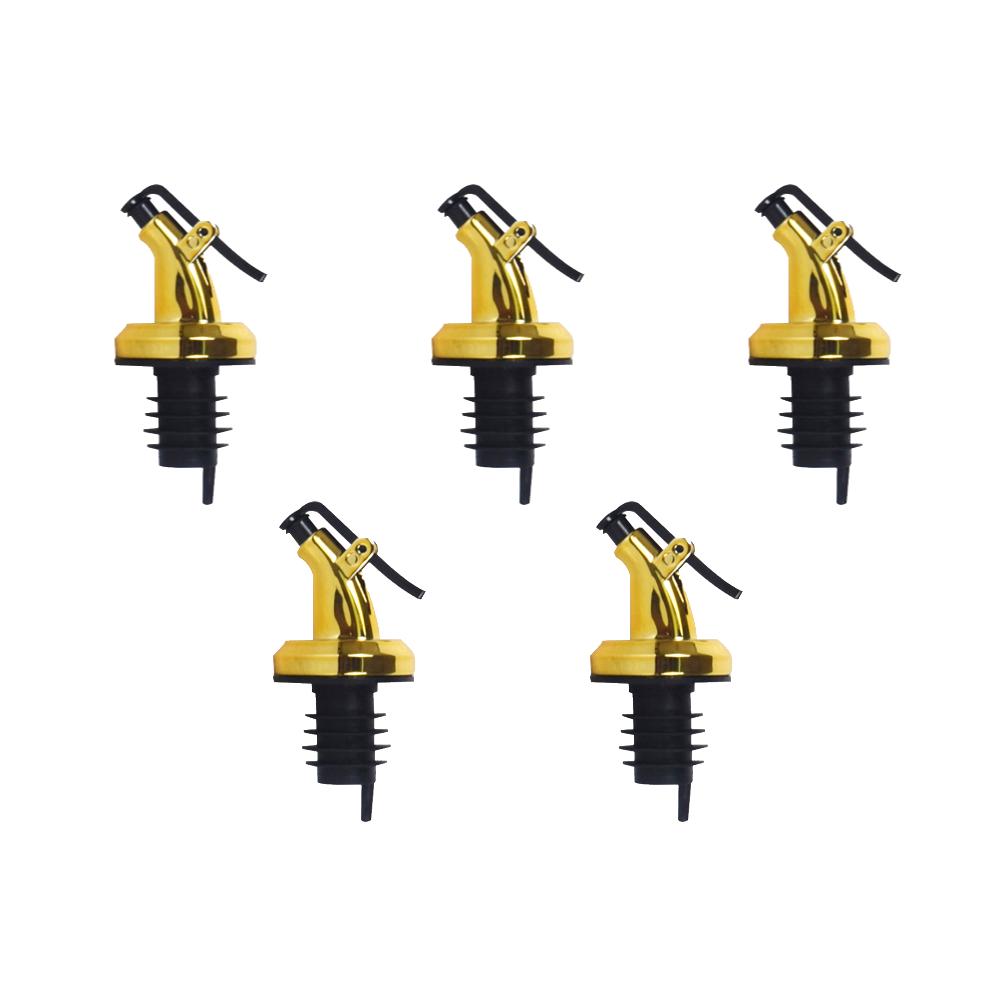 5/10/20Pcs Wine Stopper Bottle Pourer Nozzle Olive Oil Wine Plastic Dispenser Pour Spouts For Whisky Cocktail Bar Accessories