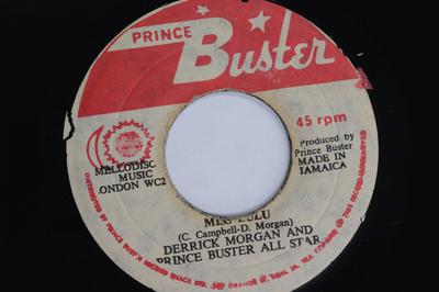 7inch Record DERRICK MORGAN, PRINCE BUSTER ALL S - Miss Lulu / I Want A Girl NONE PRINCE BUSTER Jamaica Reggae, Ska & Dub Used