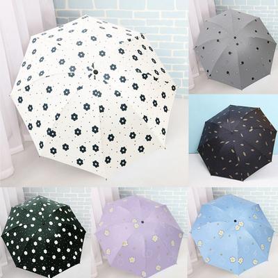 Ultraviolet Protection Sun Umbrella Folding Rain Umbrella Portable Sun Shade  Outdoor
