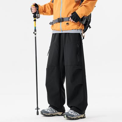 Salopette Nuova Primavera Autunno Retro Americana Pantaloni Sportivi Casual da Uomo Antivento Antiurto