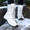 New outdoor snow boots plus fleece women's winter warm sports shoes waterproof cotton boots hiking boots C1259
