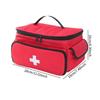 Empty First Aid Bag with Handle Carrying Case Portable Smooth Zipper