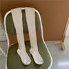 Thick Over-The-Knee Socks Vertical Solid Color High Socks That Do Not Fall Off Calf Socks Double Needle Stocking Women