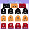 Jack Pumpkin Prince Knit Hat Colorful Halloween Print Unisex Winter Warm Cap