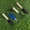 4-Piece Gardening Tool Set | Hand Cultivator, Trowel, Garden Fork, Pruner | Wooden Handle