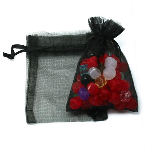Top Sale 10pcs 7x9/9x12cm Drawstring Organza Jewelry Packaging Display Jewelry Pouches For DIY Jewelry Wedding Gift Beads Bags