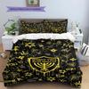 Beitar Jerusalem Pattern Bedding,Quilt Set Quilt Cover Pillowcase Home Birthday Gift(1 * Duvet Cover + 2 * Pillowcase, Without Core)