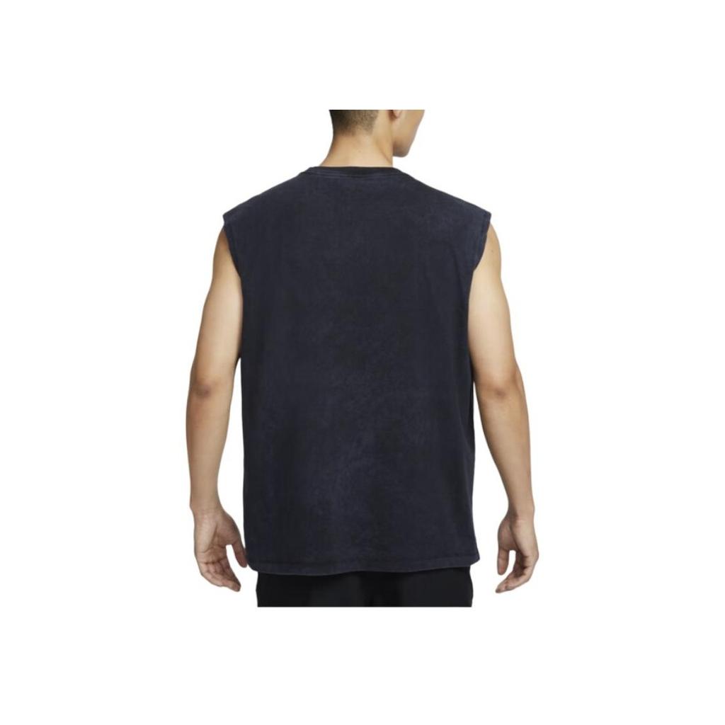 Nike Vestă Sport Casual Fără Mâneci cu Gât Rotund și Imprimeu cu Litere Bărbați Topuri Negru HJ3688-010