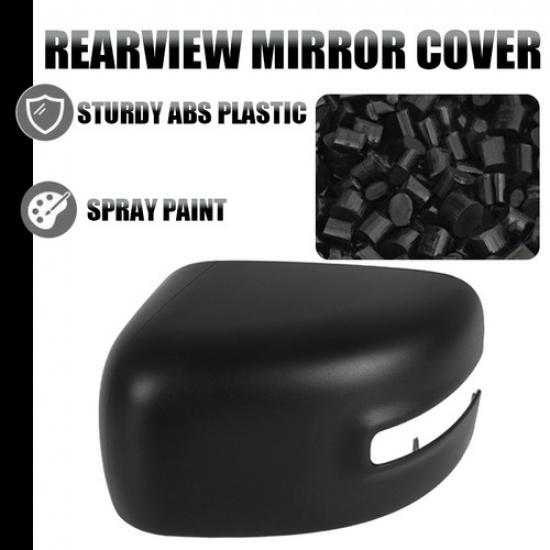 Left Driver Side Mirror Cover Cap For 2016-2022 JEEP Renegade Textured Black 1PC