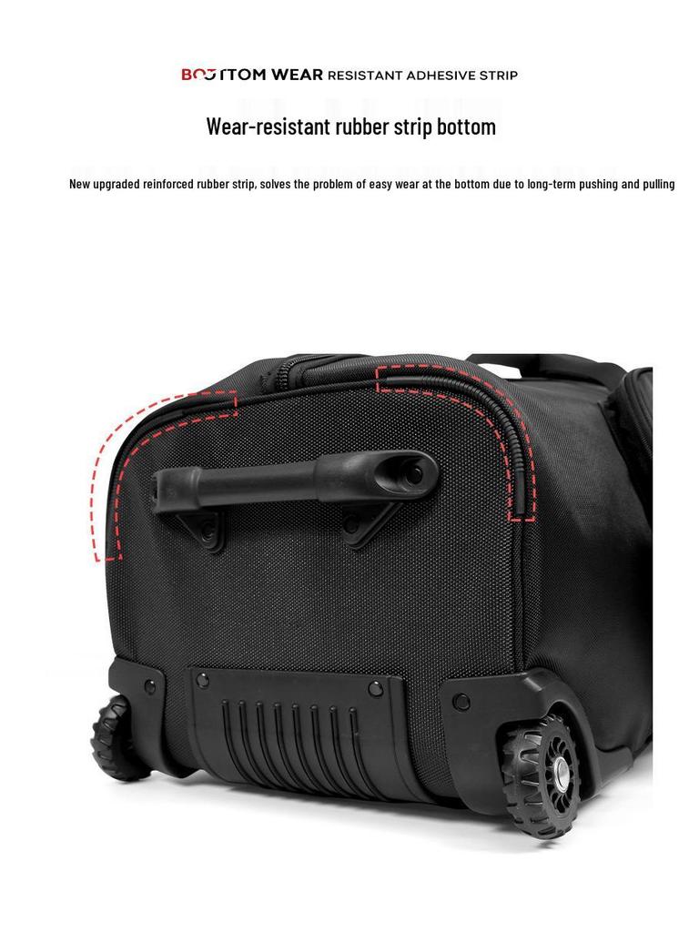 Borsa da Viaggio Rigida PGM Golf con Ruote - Unisex Anti-Collisione per Check-in in Aereo