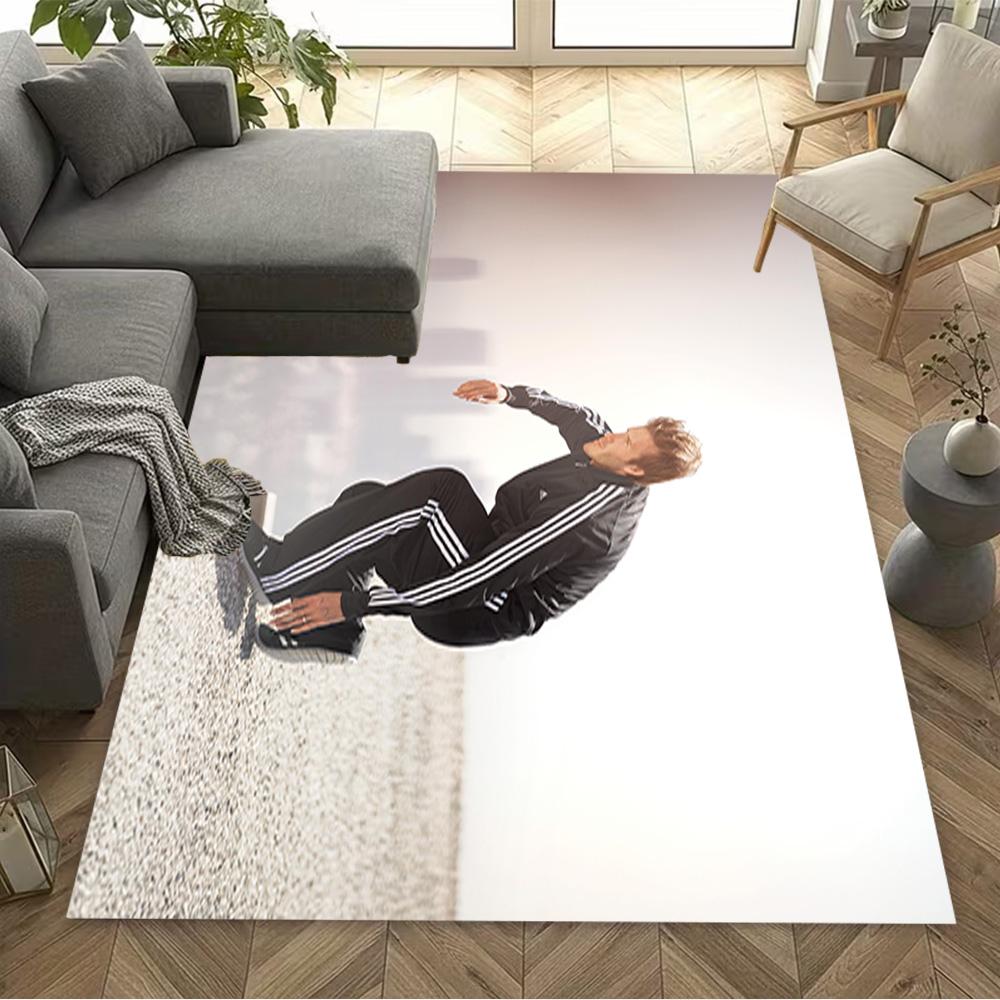 David Beckham's Torso Bereich Teppich Design für Wohnzimmer Outdoor Spielzimmer Eingangsbereich Rutschfester Teppich Büros Dekorieren Perfektes Geschenk für Freunde & Familie