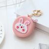 New Women Silicone Coin Purse Cartoon Animal Round Shape Coin Wallet Headset Bag Clutch Change Purse Wallet Pouch Bag Kids Gift