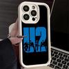Phone Case for iPhone 17 Air 16E 15 16 Pro Max U-U2 Rock Band Cover 14 Plus 13 12 Mini Soft Shell Silicone Fundas