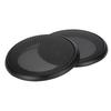2PCS 4inch Metal Audio Speaker Covers Protective Decorative Circle Mesh Cover Black+Black