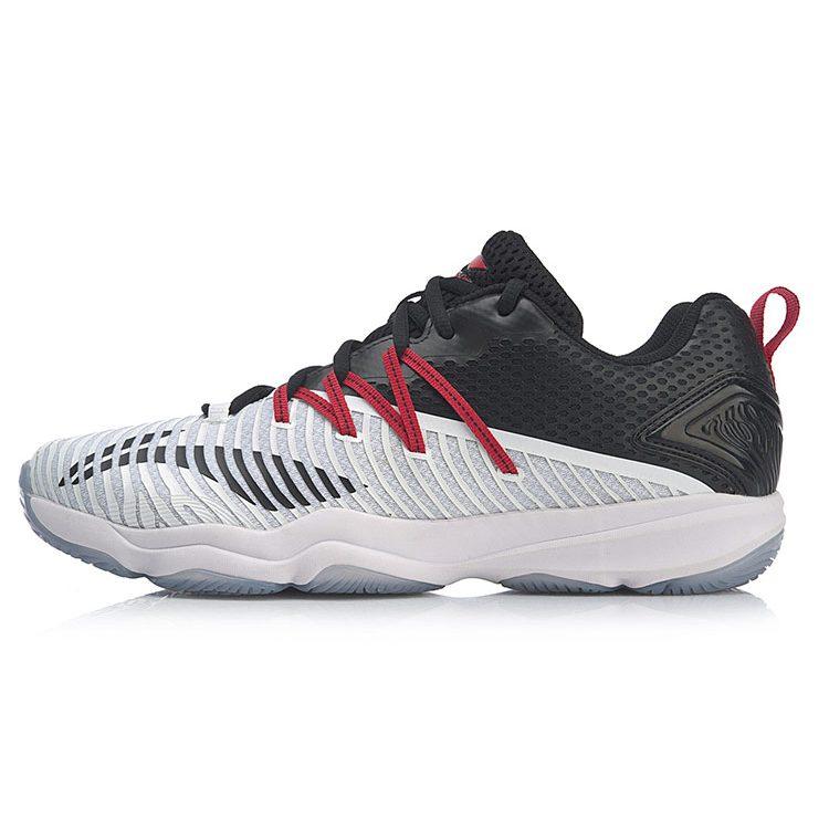 Li Ning RangerTD Slip Resistant Abrasion Resistant Support Low Top Badminton Shoes Unisex Black AYTP015-2