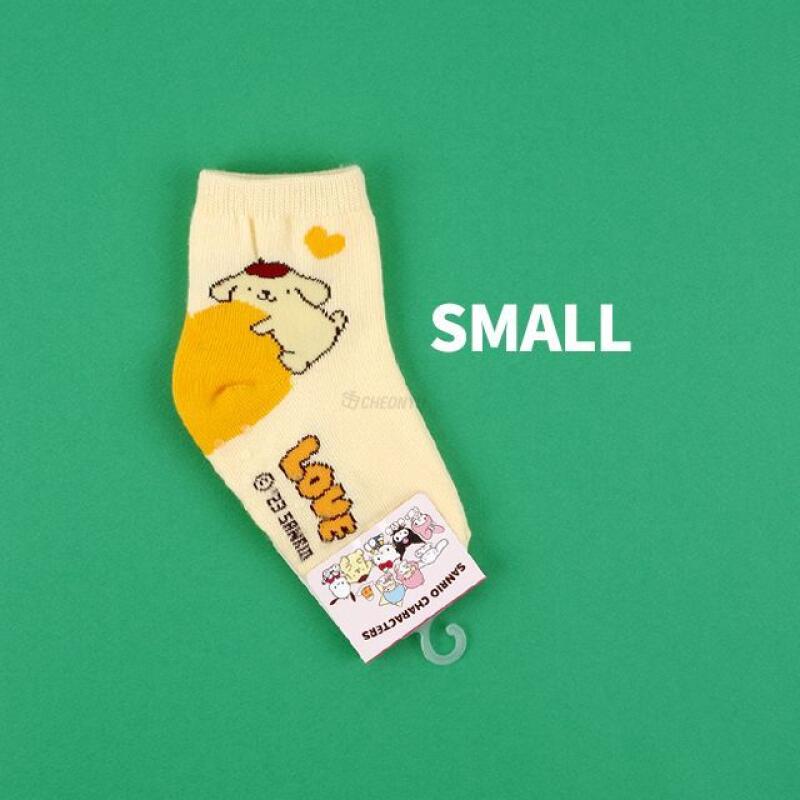 Sanrio Kids  Big Heart Socks - Pompompurin S (130-160mm) Single product