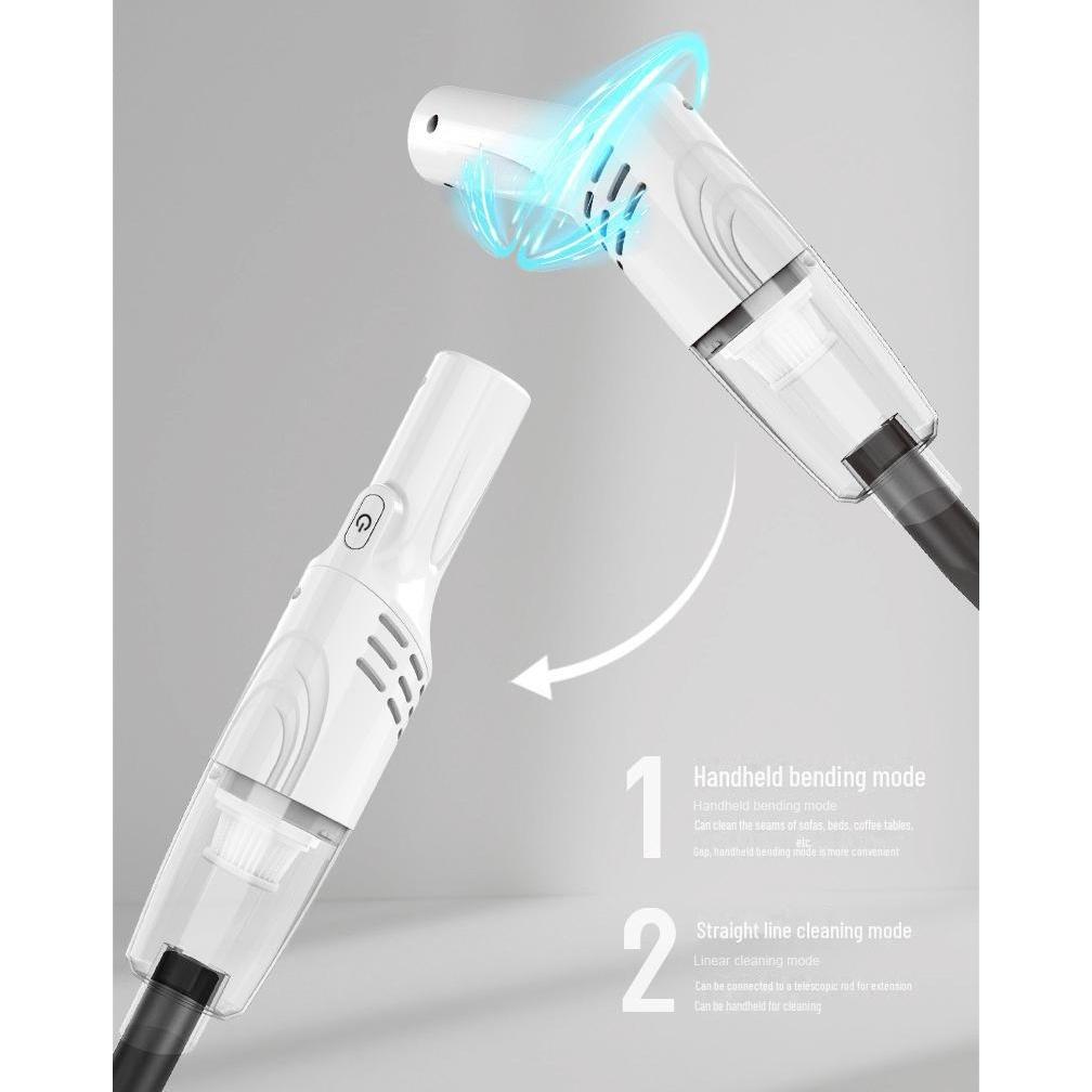 Odkurzacz ręczny o dużej mocy z ładowaniem bezprzewodowym: Wielofunkcyjny do domu i samochodu