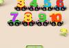 Magnetic Number Train Toy: Educational Building Blocks for Kids Ages 2-6