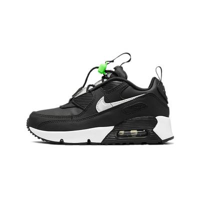 Air Max 90 Toggle PS Black Chrome Kids Sneakers Green-Strike White CV0064-002