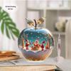 Christmas Apple 2D Acrylic Stand: Festive Desktop Decoration Gift