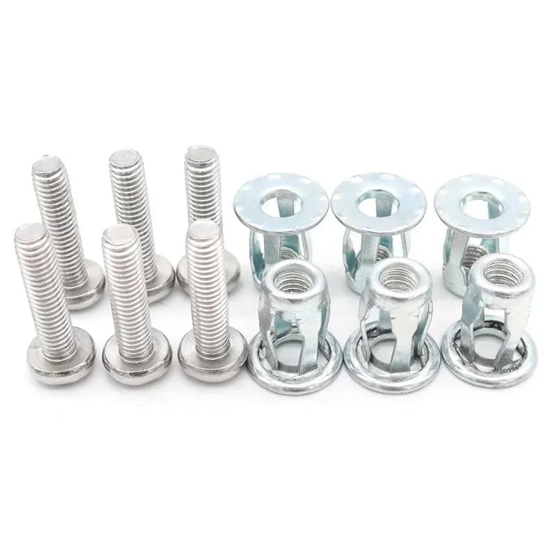 4 buc M4 M5 M6 M8 Nituri petale Piuliță Dispozitive de fixare cu șuruburi în formă de petală Set de șuruburi cu piuliță cu nituri din metal șuruburi de fixare pe perete tubular