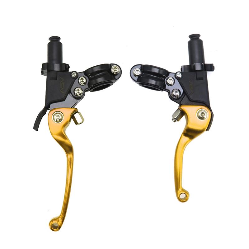 

Alconstar Pair of Motorbike Handle CNC Moto Plating Colorful Brake Clutch For CRF KLX YZF RMZ Dirt Bike C04