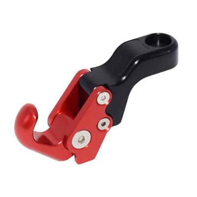 Motorcycle Handlebar Hook Clamp Bracket with Brake Master Cylinder Holder for Secure Helmet and Bag Hanging On Scooter