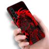Japońska sztuka samurajska etui na telefon dla Huawei Honor 7A 8A 9X 20 Pro 8 10X Lite 7S 8C 8S 8X 9A 9C 10i 20i 30i 20E 20S czarne etui